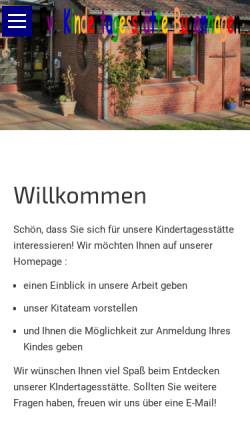 Vorschau der mobilen Webseite www.kiga-klein-nordende.de, Kindergarten Klein Nordende