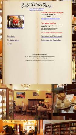 Vorschau der mobilen Webseite cafe-bilderbuch.de, Cafe BilderBuch