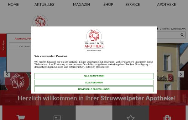 Vorschau von www.struwwelpeter-apotheke-kerpen.de, Struwwelpeter-Apotheke