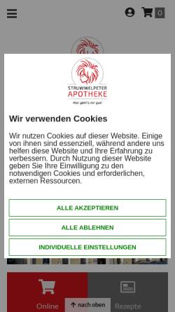 Vorschau der mobilen Webseite www.struwwelpeter-apotheke-kerpen.de, Struwwelpeter-Apotheke