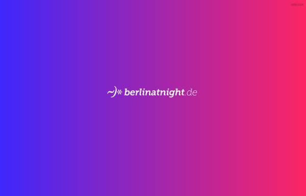 Vorschau von www.berlinatnight.de, Nightlife-Guide