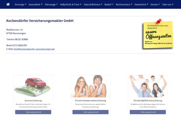 Vorschau von www.kochendoerfer-versicherungen.de, Kochenförfer e.K.