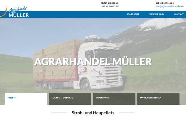 Vorschau von agrarhandel-mueller.de, Agrarhandel B+B Müller GbR