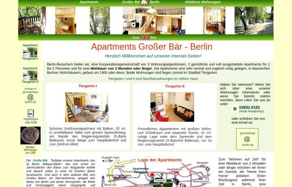 Vorschau von www.grosserbaer-berlin.de, Apartments Großer Bär - Berlin