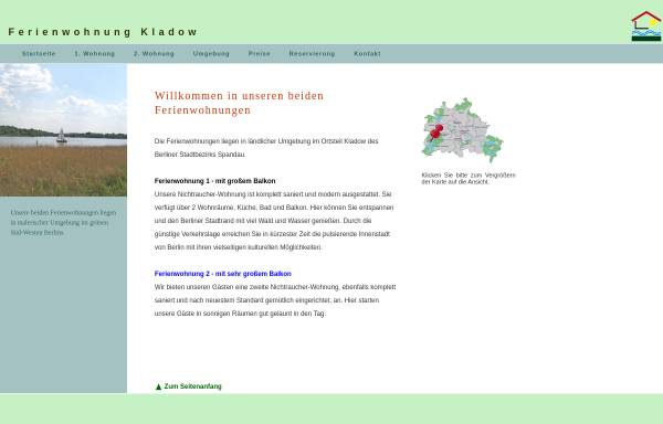 Vorschau von www.fewo-kladow.de, Ferienwohnung Kladow