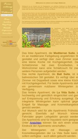 Vorschau der mobilen Webseite www.berlin-waldesruh-apartment.de, Ferienwohnung in Waldesruh bei Berlin