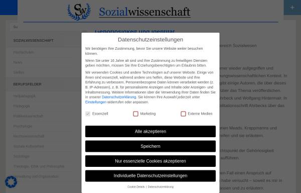 Vorschau von www.gehoerlosigkeit-identitaet.de, Gehörlosigkeit und Identität