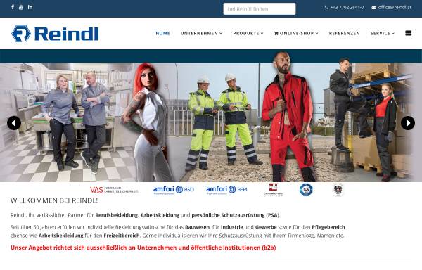 Vorschau von www.reindl.eu, Reindl Vertriebs GmbH