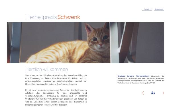 Vorschau von www.tierheilpraxis-schwenk.de, Konstanze Schwenk