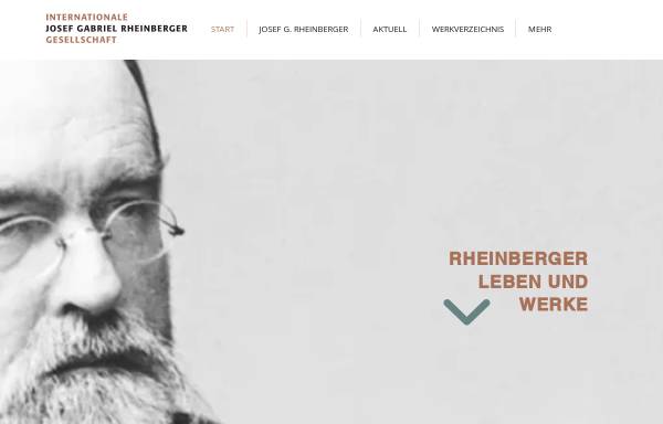 IRG, Internationale Josef Gabriel Rheinberger Gesellschaft