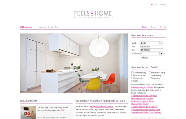 Vorschau von www.feelslikehome.de, Feels like home