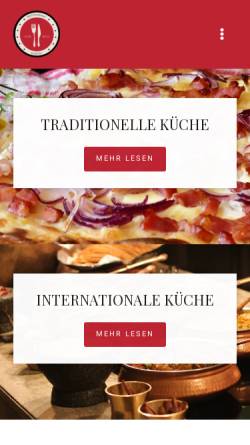 Vorschau der mobilen Webseite www.das-restaurantportal.de, Das Restaurantportal