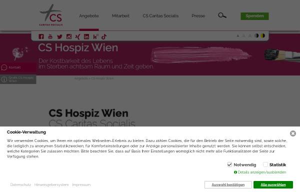 Vorschau von www.hospiz.wien, CS Hospiz Rennweg