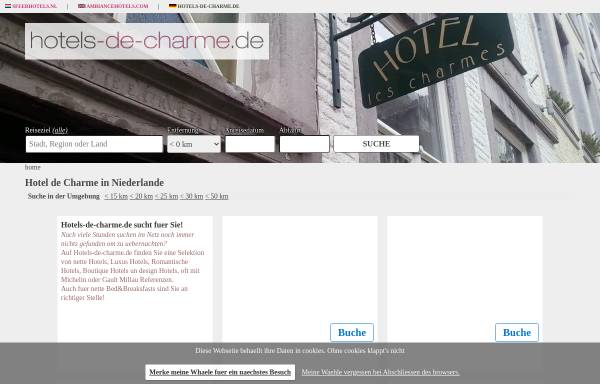 Vorschau von www.hotels-de-charme.de, Hotels de Charme