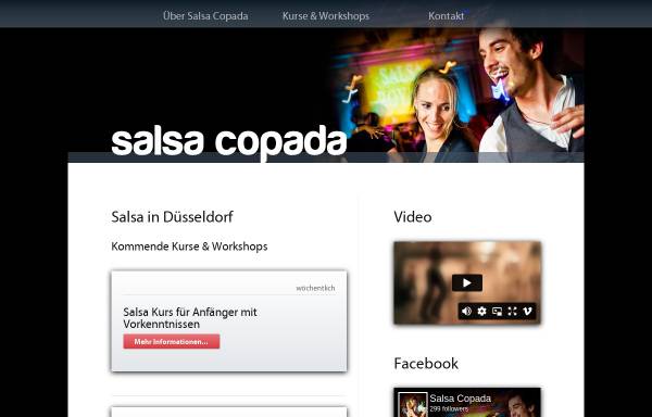Vorschau von www.salsacopada.com, Salsa Copada