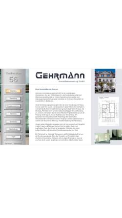 Vorschau der mobilen Webseite gehrmann.biz, Gehrmann Immobilienverwaltung GmbH