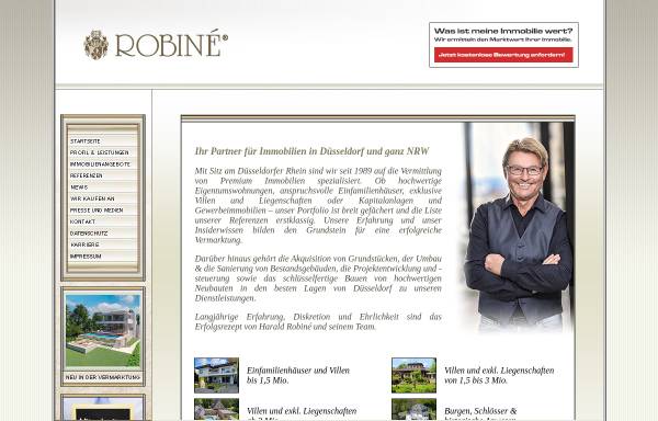 Vorschau von www.robine-projektentwicklung.de, Robiné Projektentwicklung GmbH & Co. KG