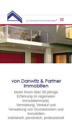 Vorschau der mobilen Webseite www.vdup.de, Von Danwitz & Partner
