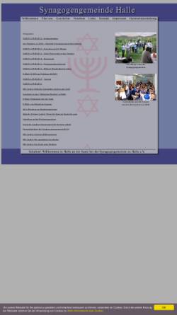 Vorschau der mobilen Webseite www.synagogengemeinde.de, Synagogengemeinde zu Halle