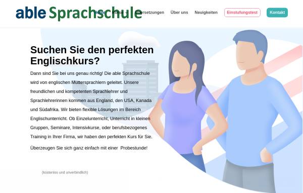 Vorschau von www.able-sprachschule.de, Able Sprachschule