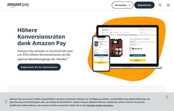 Vorschau von payments.amazon.de, Amazon Payments Europe S.C.A.
