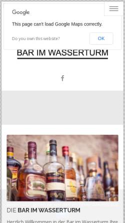 Vorschau der mobilen Webseite www.berlin-wasserturm.de, Bar im Wasserturm