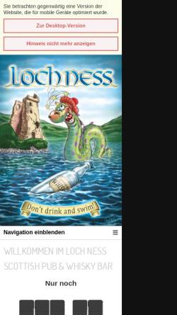 Vorschau der mobilen Webseite www.loch-ness-pub.de, Loch Ness