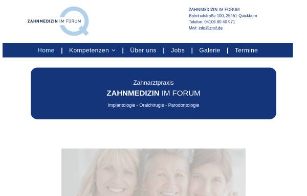 Vorschau von www.zahnmedizin-im-forum.de, Zahnmedizin im Forum Dr. Martin Göthert, M.Sc. und Dr. Jan David Schepers, M.Sc.