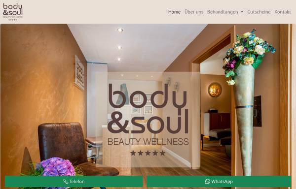 Vorschau von www.body-n-soul.de, body&soul BEAUTY WELLNESS