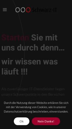 Vorschau der mobilen Webseite www.schwarz-it.de, Schwarz IT-Dienstleistungen