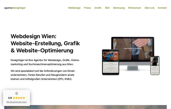 Vorschau von www.designtiger.at, Designtiger Webdesign, Michael Wilke