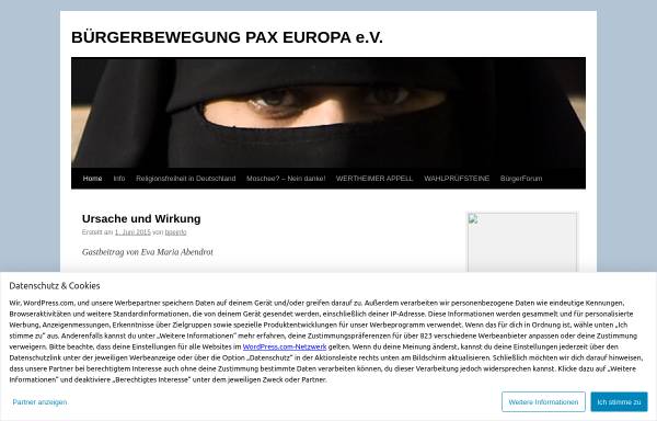 Bürgerbewegung Pax Europa e.V.