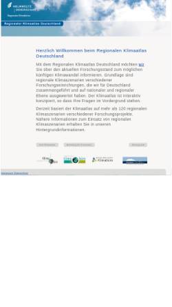 Vorschau der mobilen Webseite www.regionaler-klimaatlas.de, Regionaler Klimaatlas Deutschland