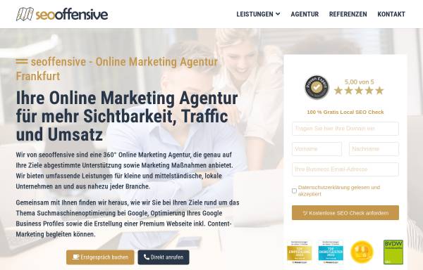 Vorschau von www.medienbuero-frankfurt.de, Medienbüro Frankfurt - Agentur für Webdesign und Online Marketing
