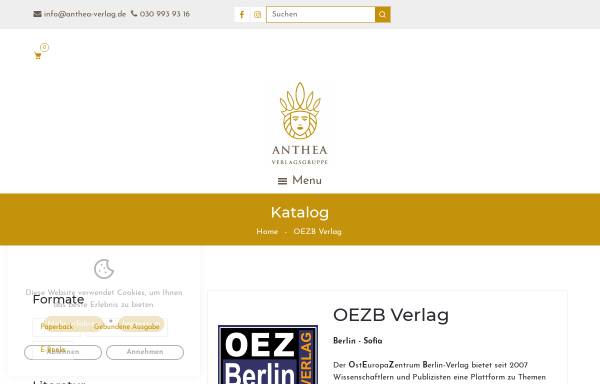 Vorschau von www.oezb-verlag.de, OEZ Berlin-Verlag