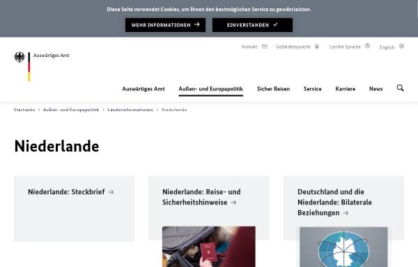 Vorschau von www.auswaertiges-amt.de, Länder- und Reiseinformationen des deutschen Auswärtigen Amts