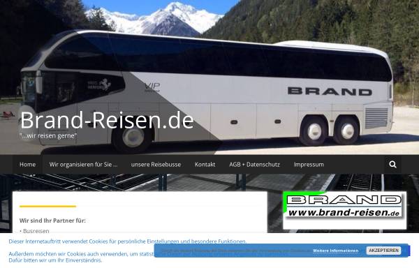 Vorschau von brand-reisen.de, Erich Brand Omnibusbetrieb GmbH