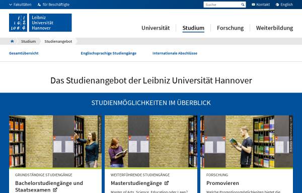 Master of Education - Lehramt an Gymnasien mit Darstellendem Spiel als Unterrichtsfach an der Leibniz Universität