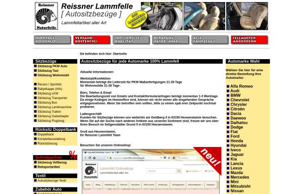 Vorschau von www.reissner-lammfelle.de, Reissner GmbH & Co. KG