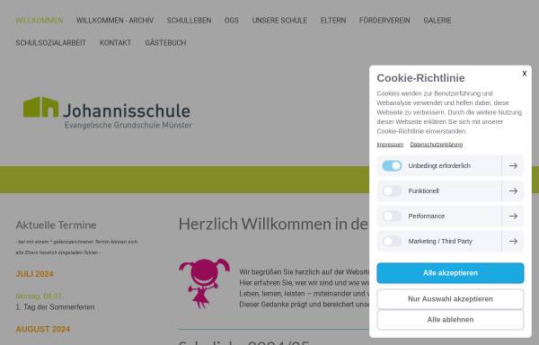 Vorschau von www.johannisschule-muenster.de, Johannisschule Münster