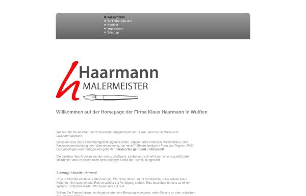 Vorschau von maler-wulften.de, Malermeister Haarmann