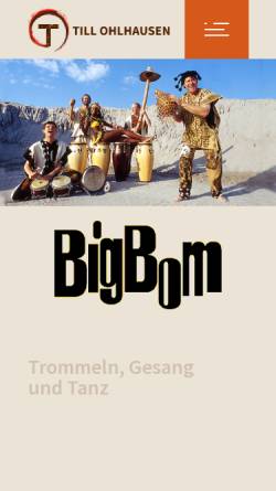 Vorschau der mobilen Webseite www.bigbom.de, Big Bom