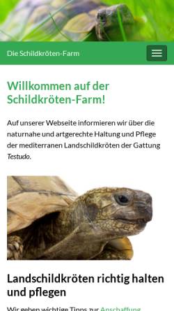 Vorschau der mobilen Webseite www.mediterrane-landschildkroeten.de, Mediterrane Landschildkröten