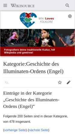 Vorschau der mobilen Webseite de.wikisource.org, Engel, Leopold, Geschichte des Illuminaten-Ordens