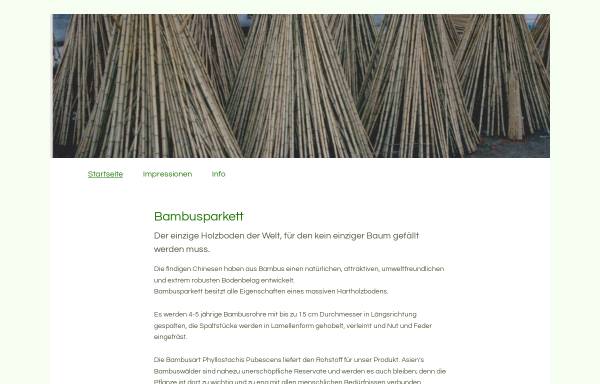 Vorschau von www.bambusparkett.ch, Bamboo Import GmbH