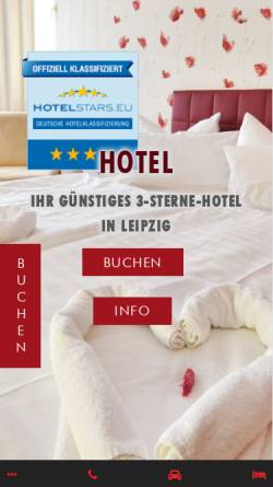 Vorschau der mobilen Webseite www.alt-connewitz.de, Hotel Alt Connewitz
