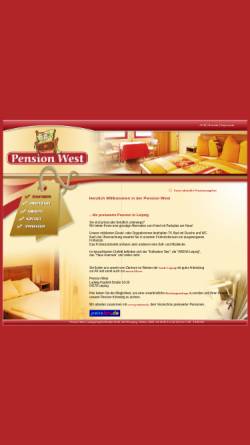 Vorschau der mobilen Webseite www.pension-west.de, Pension West