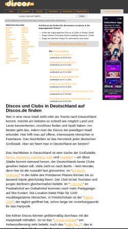 Vorschau der mobilen Webseite www.discos.de, Discos.de