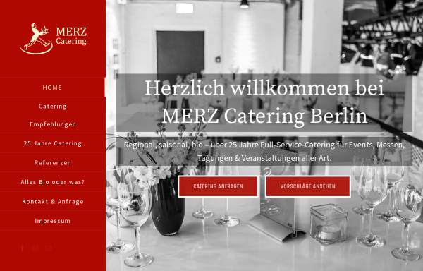 Vorschau von www.merzcatering.de, Merz Catering & Fingerfood Berlin