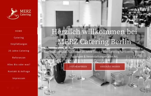 Vorschau von www.merzcatering.de, Merz Catering & Fingerfood Berlin